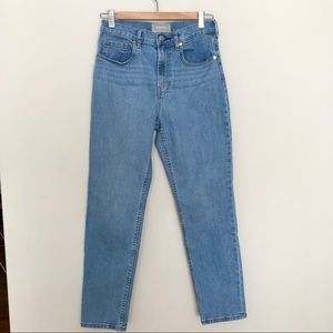 EVERLANE high-rise cheeky straight jeans